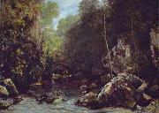 Gustave Courbet Le ruisseau noir Germany oil painting artist
